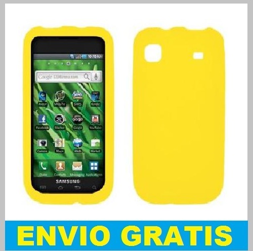FUNDA SILICONA PARA SAMSUNG I9000 GALAXY S AMARILLO